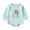 Green, variant on Boys Embroidered Letter Long Sleeve Bodysuit Snap Crotch Romper Piece Outfit Daily Casual Spring Summer, 12-18M, Green
