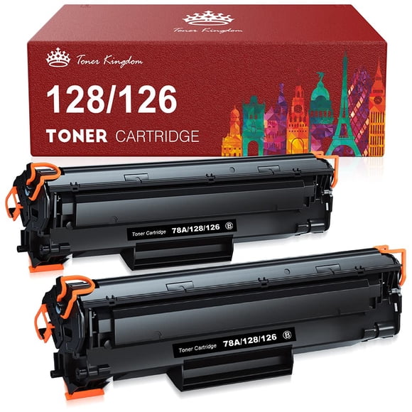 Toner Kingdom Compatible Toner Cartridge Replacement for Canon 128 CRG128 126 ImageCLASS D530 MF4770N MF4890DW D550 MF4880DW LBP6230DW MF4450 D560 Fa