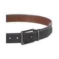 thumbnail image 2 of Hart Schaffner & Marx Marbelized Reversible Leather Belt, 36, Black, 2 of 4