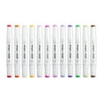thumbnail image 2 of KINGART® PRO Double-Ended Art Alcohol Markers, 12 Floral Palette Colors with Both Fine & Chisel Tips and Superior Blendability, 2 of 11
