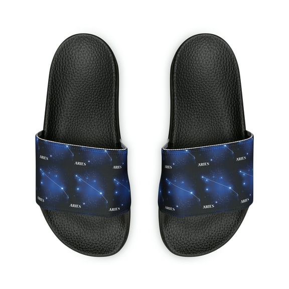 Aries Constellation Men's PU Slide Sandals
