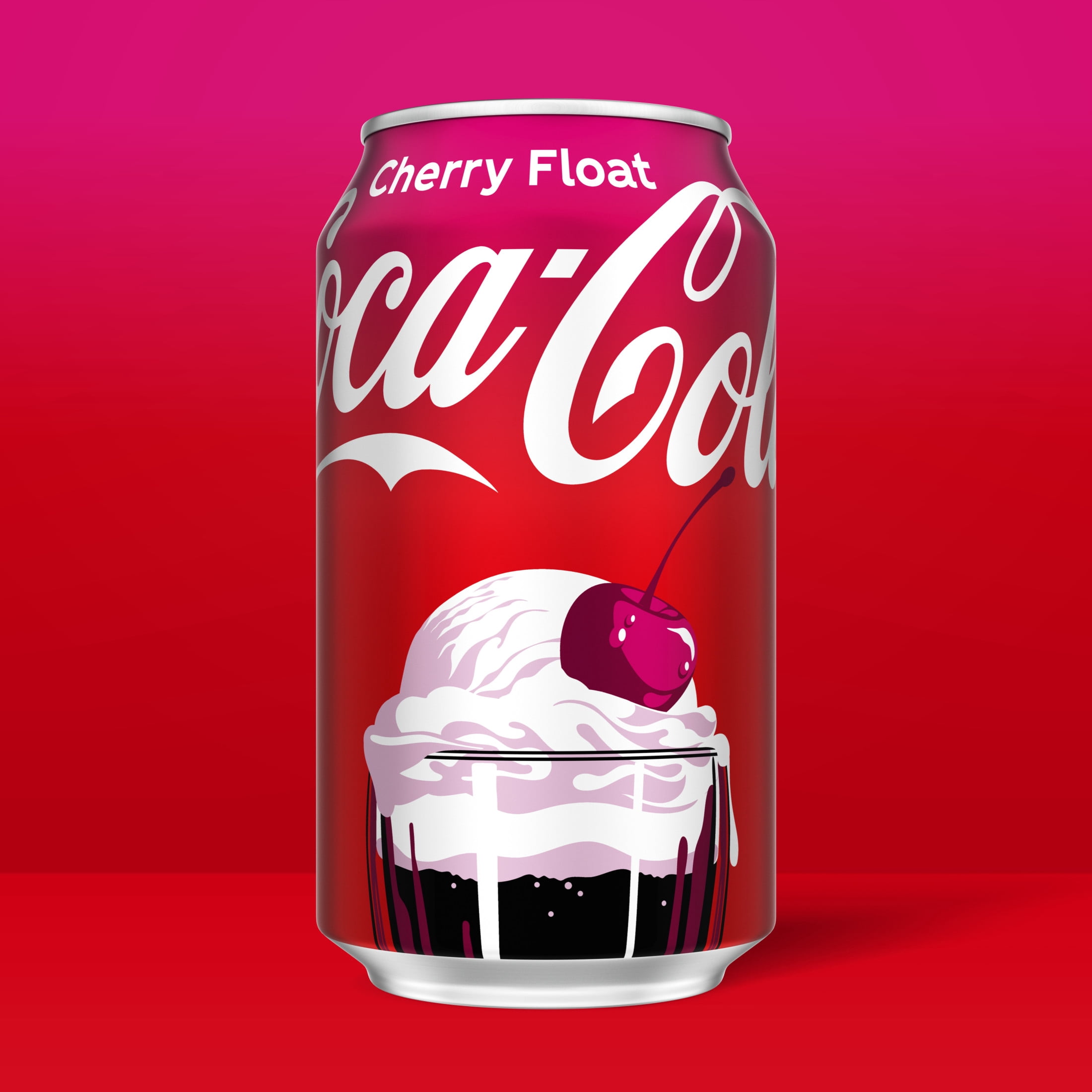 Coca-Cola Cherry Float Soda Pop Fridge Pack Cans, 12 fl oz, 12 Pack
