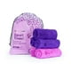 thumbnail image 1 of Kit 5 Toallas Deportivas De Microfibra | Morado y Rosa | Absorbente | Secado Rápido | Kit Sport Towel | B Life., 1 of 7