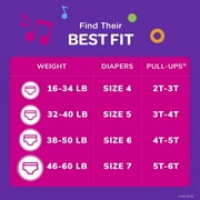 Pull-Ups Girls Potty Training Pants, 3T-4T (32-40 lbs), 70 Count (Select for More)