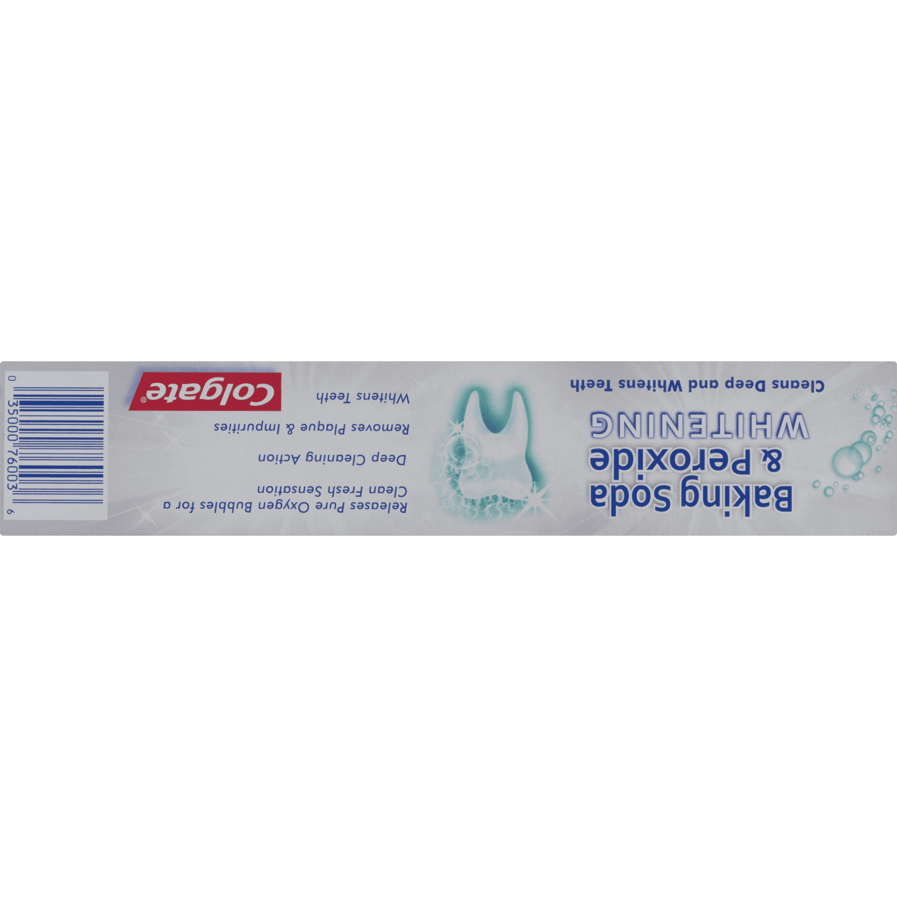 Colgate Fluoride Toothpaste Baking Soda & Peroxide Whitening Frosty Mint Stripe