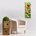 thumbnail image 6 of Epic Graffiti 'Iiwis in Orchid Tree' by Carissa Luminess, Canvas Wall Art, 12"x36", 6 of 8