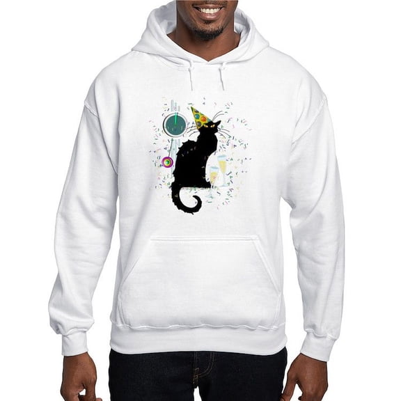 CafePress - Chat Noir New Years Party Countd Hooded Sweatshirt - Pullover Hoodie, Hooded Sweatshirt