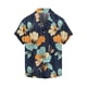 thumbnail image 4 of Blusa y camisa de franela de manga corta con cuello vuelto para hombre, camisa/top de franela de manga corta con estampado hawaiano, camisa deportiva informal de franela para hombre, blusa para hombre, 4 of 5