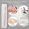 thumbnail image 2 of MasteelfCA 3 Pcs Convenient Storage Containers for Toothbrush Comb Toothpaste (Transparent Color), 2 of 8