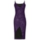 thumbnail image 5 of Moda mujer Casual Sexy cuello en V sin mangas verano Camis fiesta Split vestido Fridja  hj3256, 5 of 8
