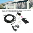 thumbnail image 3 of Outdoor Misting System, Misting Cooling System with 29.5ft Pump Filter Nozzles Power Supply, Mist Hose Kit for Patio Backyard Garden Greenhouse Watering, 3 of 7