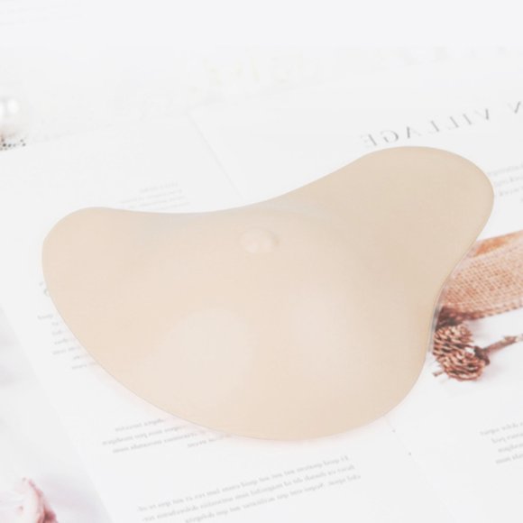 Silicone Breast Form Women Mastectomy Prosthesis, Lightweight Elongated Comfortable Breathable Women Mastectomy Prosthesis for Cross Dressers Size 1 for 75A Bra,Size 2 for 80A 75B