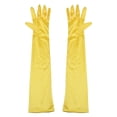 thumbnail image 2 of Guantes Largos De Fiesta De Noche De De Mujer Amarillo Hugo Guantes de mujeres, 2 of 10