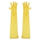 thumbnail image 2 of Guantes largos amarillos para mujer, ideales para fiestas de ópera o eventos nocturnos., 2 of 9