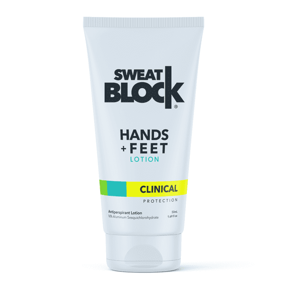 SweatBlock Antiperspirant Lotion for Hands & Feet