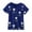 Dark Blue, variant on YTDSCS Kids Toddler Girls Short Sleeve T-Shirt Baby Summer Underwear Shirts Daily Cotton Shirt Fashion Summer for 2-8Years