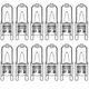 thumbnail image 1 of 12Pack G9 Halogen Bulbs 33W 230V 2800K Warm White 380lm Clear Capsule Halogen Bulbs Dimmable No Flash No Flicker, 1 of 5
