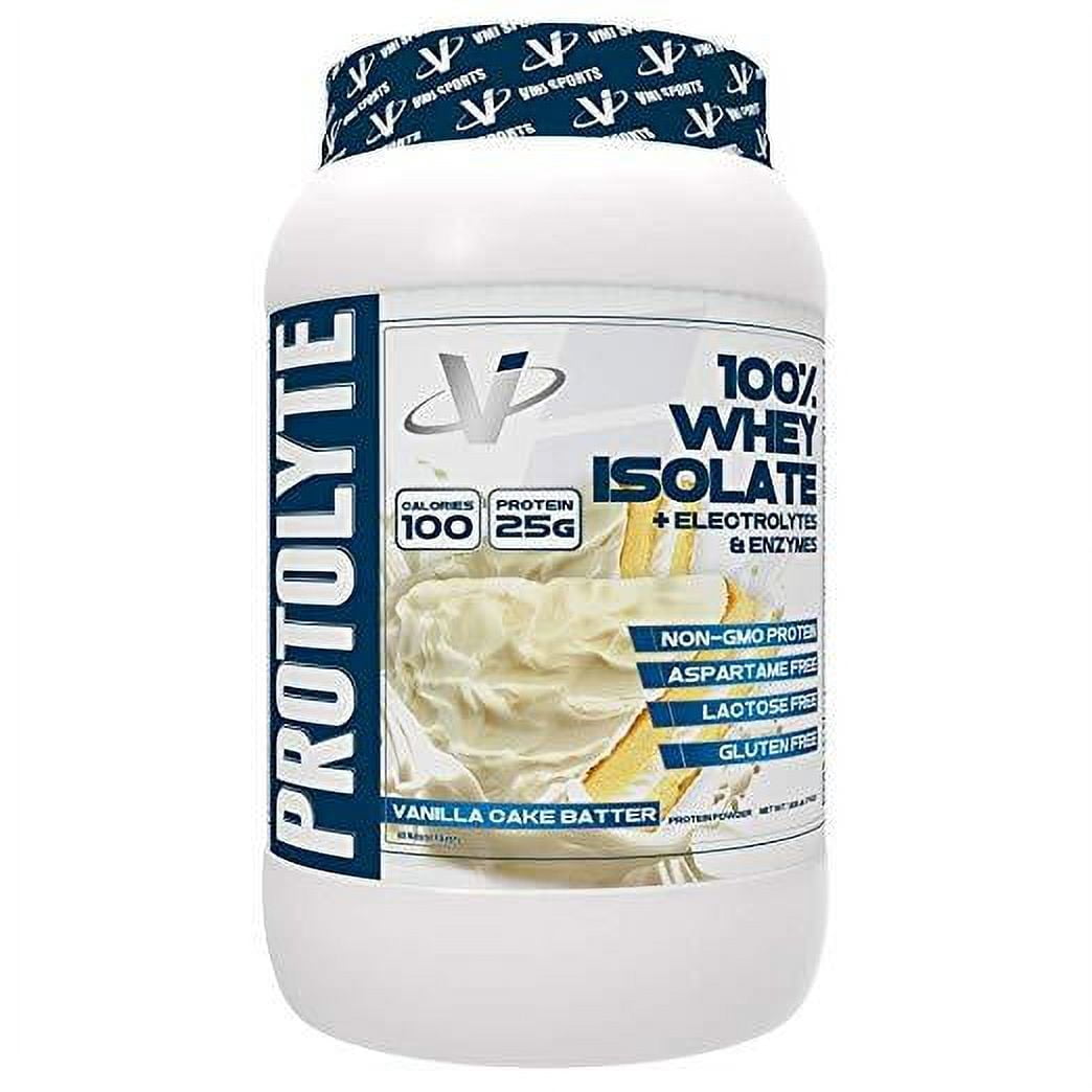 VMI Sports | Protolyte Whey Isolate Protein Powder | Low-Calorie for Weight Loss and Muscle Gain | Non-GMO 1.6 lb (Chocolate Peanut Butter)
