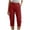 Red, variant on LAJPXKHY Womens Cargo Capri Pants Lightweight Outdoor Hiking Athletic Casual Loose Elastic High Waist Straight Leg Capris with Pockets