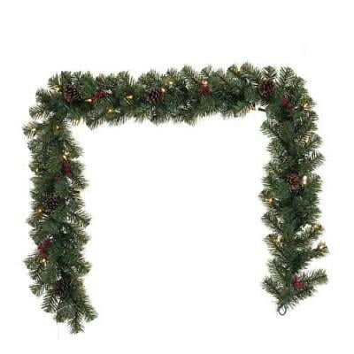 Celebrations 6 Ft L Incandescent Prelit Garland Pack Of 12 Com Celebrations 6 Ft L Incandescent, Light Up Wreath Outdoor Home Depot