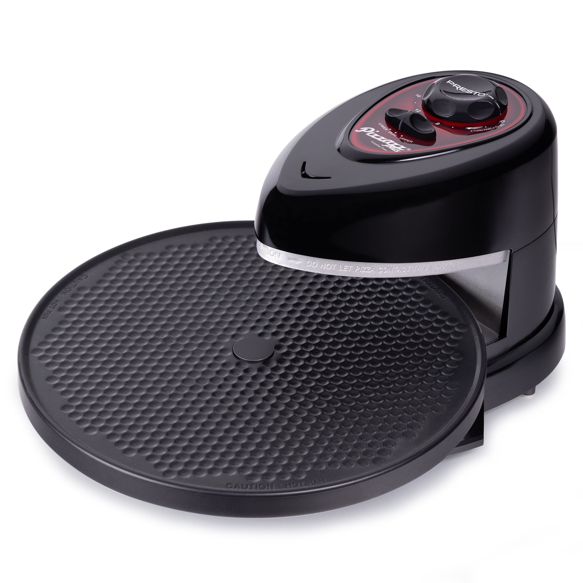 Presto Pizzazz Plus Rotating Pizza Oven, Bake 7-12