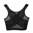 thumbnail image 5 of Deepwonder Women's Front Closure Sports Bra Wirefree Padded High Support Full Coverage Racerback Workout Tank Top Bra Small to Plus Size, 5 of 7