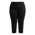 thumbnail image 5 of Terra & Sky Women's Plus Size High Rise Capri Jeggings, Sizes 0X-5X, 5 of 5