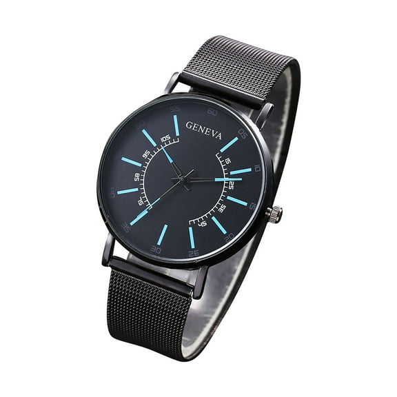 Ausyst Men's Watch Men's Creative Steel Mesh Strap Watch Exquisite Quartz Watch Watches for Men