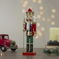 thumbnail image 2 of Northlight 14" Red and Gold Wooden Christmas Nutcracker King with Scepter, 2 of 5