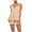Beige, variant on CheerKidz Women's Sequin V-Neck Party Romper, Elegant Holiday Jumpsuit with High Waist,Solid Color Glam Outfit(Light Blue,2XL)