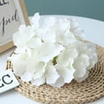 thumbnail image 3 of Silk Hydrangea Heads Artificial Flowers Heads and Stems Fake Hydrangea Flowers for Home Wedding Decor, 3 of 5