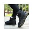 thumbnail image 6 of Fangasis Mens Snow Boots Non Slip Warm Boot On Winter Shoes Work Casual Booties Black 9, 6 of 9