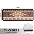 thumbnail image 5 of Kitchen Rugs Sets Of 2,Boho Red Southwestern Ethnic Pattern Anti Fatigue Kitchen Mat Rugs Non Slip Washable,Decorative Kitchen Floor Mats for Kitchen,Sink,Laundry,17"x47"+17"x47", 5 of 5