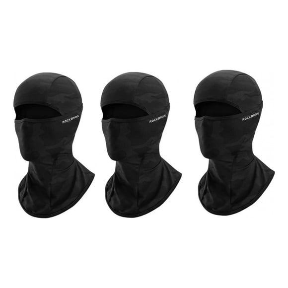 Máscara de ciclismo Balaclava Ski UV 3 piezas Basamontanas