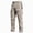 Khaki, variant on Cargo Pants for Men Solid Color Multi Pocket Tactical with Zipper Thigh Pockets