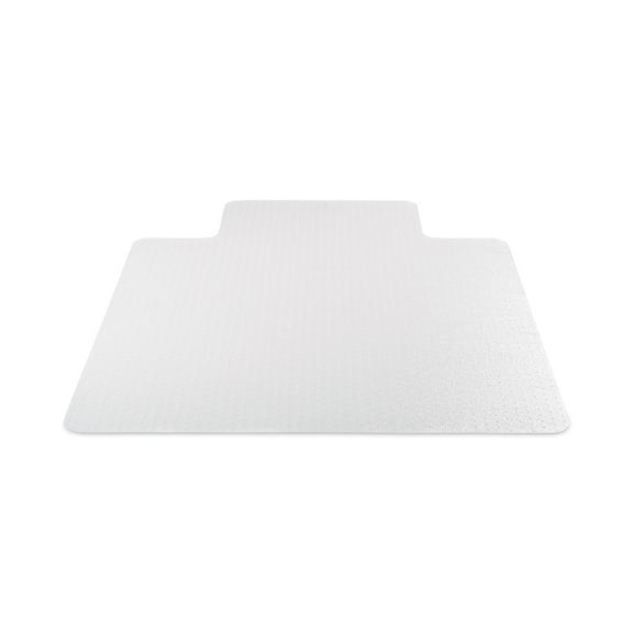 Deflecto SuperMat Frequent Use Chair Mat for Medium Pile Carpet, 46 x 60, Wide Lipped, Clear