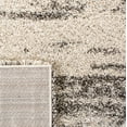 thumbnail image 6 of SAFAVIEH Hudson Shag Jace Abstract Area Rug, Ivory/Grey, 5' x 5' Square, 6 of 7