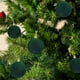 thumbnail image 4 of Juego de bolas de Navidad flocadas - 8cm 6pcs Verde, Decoraciones de Navidad, 6 Piezas, Variados estilos de decoraciones para el árbol de Navidad, También para otras fiestas, 4 of 6