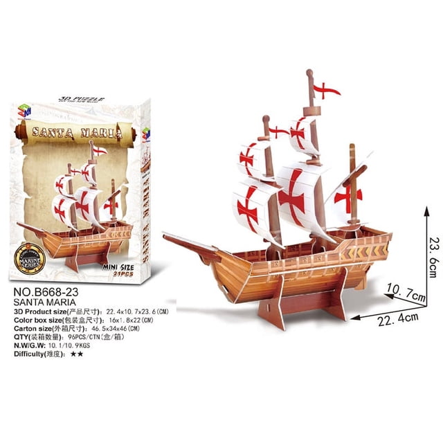 World Famous Architecture Building Puzzle 3D Construction Jigsaw Puzzle Toys For Kids Birthday Christmas Gift