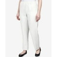 thumbnail image 2 of Alfred Dunner Women's Petite Solid Elastic Waist Pants, 2 of 6