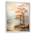 thumbnail image 2 of Designart "Warm Beige Maple Elegance I" Tree Maple Floater Framed Canvas Prints, 2 of 5