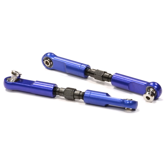 Integy RC Toy Model Hop-ups C24853BLUE Billet Machined Rear Upper Suspension Arms for HPI 1/8 Apache SC & C1 Flux