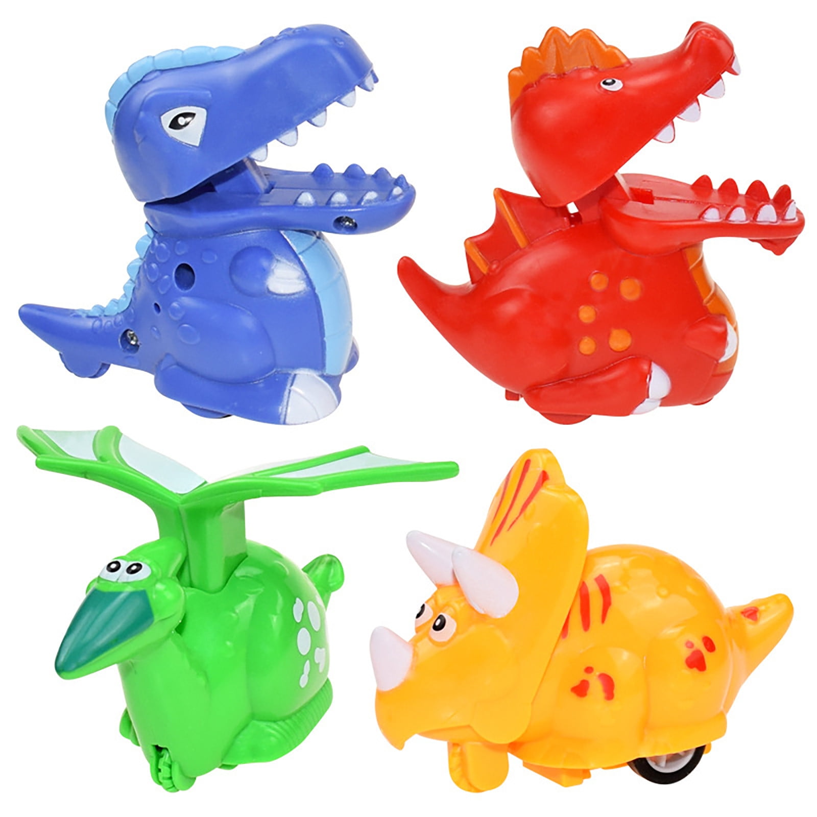 Fridja Press and Go Dinosaur Cars Wind Up Toys for Kids Christmas Stocking  Stuffers 