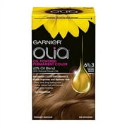 Garnier Olia Oil Powered Permanent Haircolor, 6 1/2 .3 Lightest Golden Brown - Kit