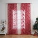 thumbnail image 3 of Decoraciones de la Ventana de Navidad Navidad 140x100cm / 55.1x39.4 Pulgadas 2 Exquisitas Cortinas de Estilo Navideño para la Decoración Navideña, Cubriendo las Ventanas con Abrigos Navideños, 3 of 7