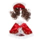 thumbnail image 1 of Capa pequeña para mascotas, bonita y bonita, para disfraz de princesa, para perros y gatos, color rojo, talla L, 1 of 14