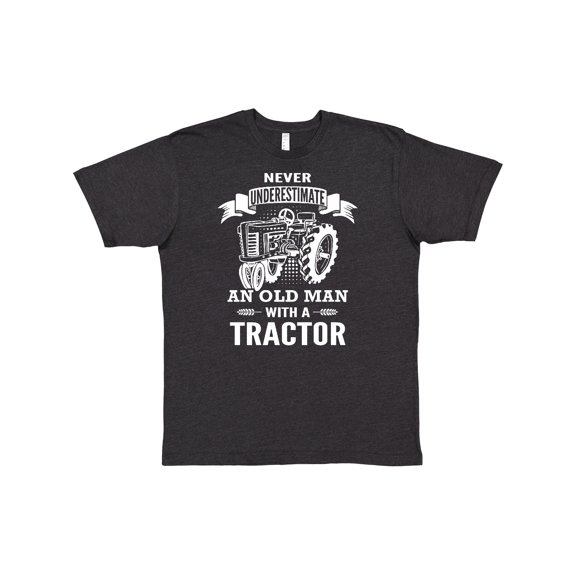 Inktastic Old Man Tractor T-Shirt