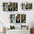 thumbnail image 4 of Designart "Elegant Forms Woman s Essence III" Modern Woman Framed Wall Art Set Of 3 - Gold Woman Abstract Frame Gallery Wall Set For Home Decor, 4 of 6