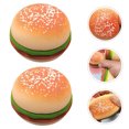 thumbnail image 4 of 3 Pcs Jouets Hamburger Extensibles Jouets de Décompression en Forme de Hamburger Amusants, 4 of 8