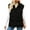 Black, variant on Yangnuo Women's Trendy Casual Winter Comfy Warm Color Stand Collar Sleeveless Jacket Coat Clearance Puffer Vest 2025